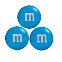 I do not like blue M&M's!