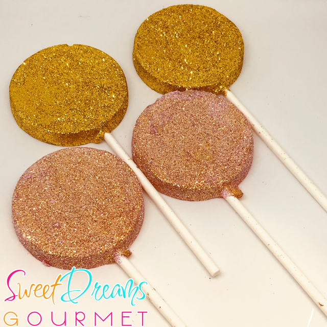 Gold Lollipops: Luxurious lollipops made with edible gold
