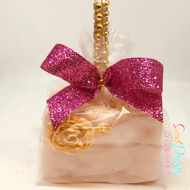 Double Stack Chocolate Rice Crispy Pops with Bling Sticks- 1 Doz - Sweet  Dreams Gourmet